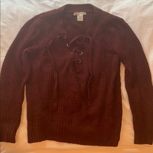 Maroon sweater